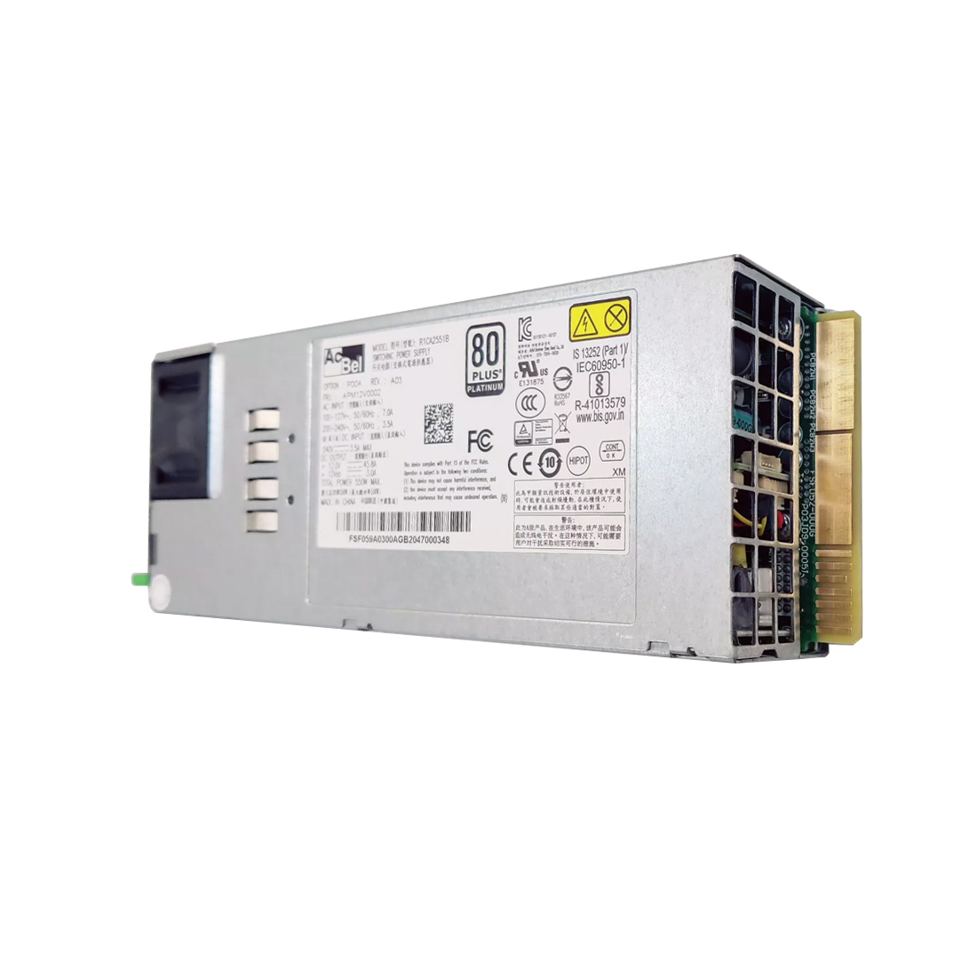 Acbel R1CA2551B блок питания резервтік БП DSCON 3000-M үшін