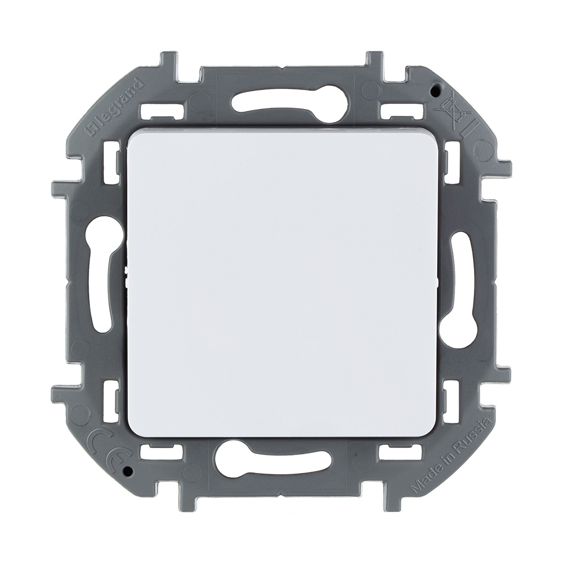Переключатель одноклавишный, Legrand, 673650, Inspiria 10 AX 250 В белый