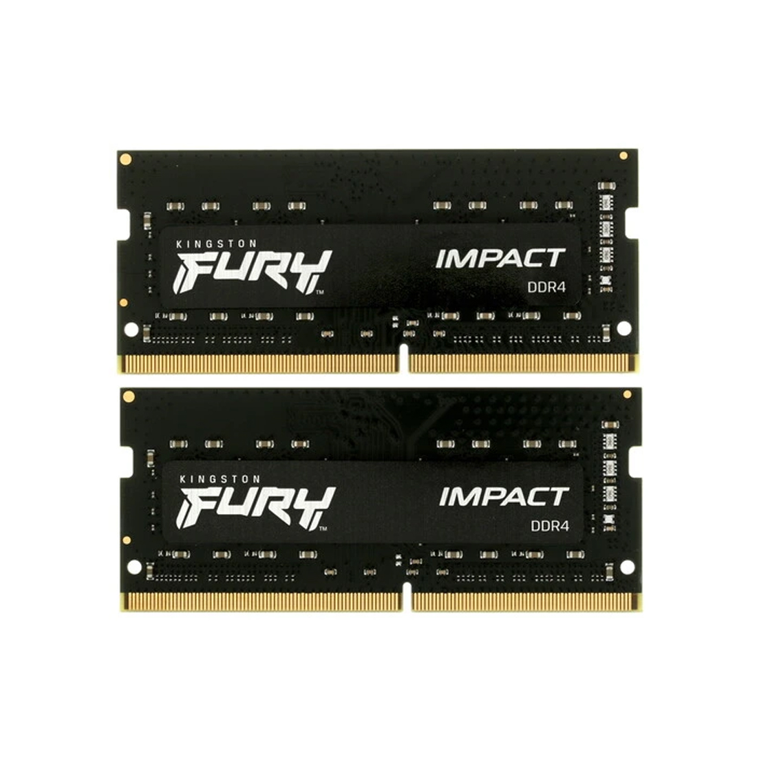Комплект модулей памяти для ноутбука, Kingston, FURY Impact, KF432S20IBK2/16 (Kit 2x8GB), DDR4, 16GB, SO-DIMM <PC4-25600/3200MHz>