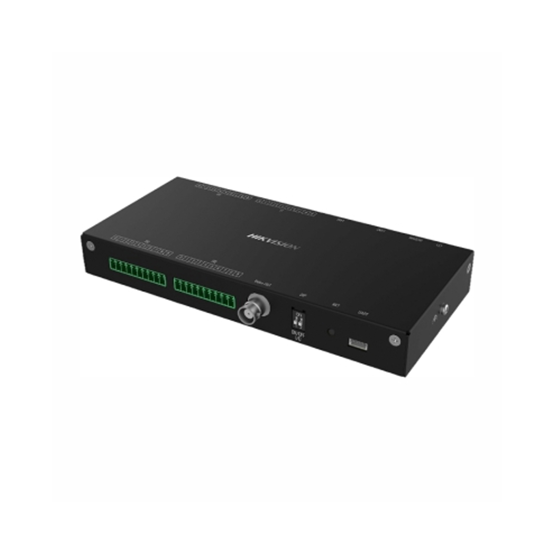 Адресный коммутатор, Hikvision, DS-KAD40, SIP Управляемый коммутатор, Подключение: 1Вызывная панель (KD9203-M) координатно-матричный на 200 Абонентов, 2RJ45 10M/100Mbps / 20Единицы / 20Десятки / 1Питание / 1BNC Выход / 2-bit DIP переключатель от -35°C до 55°C DC 12V