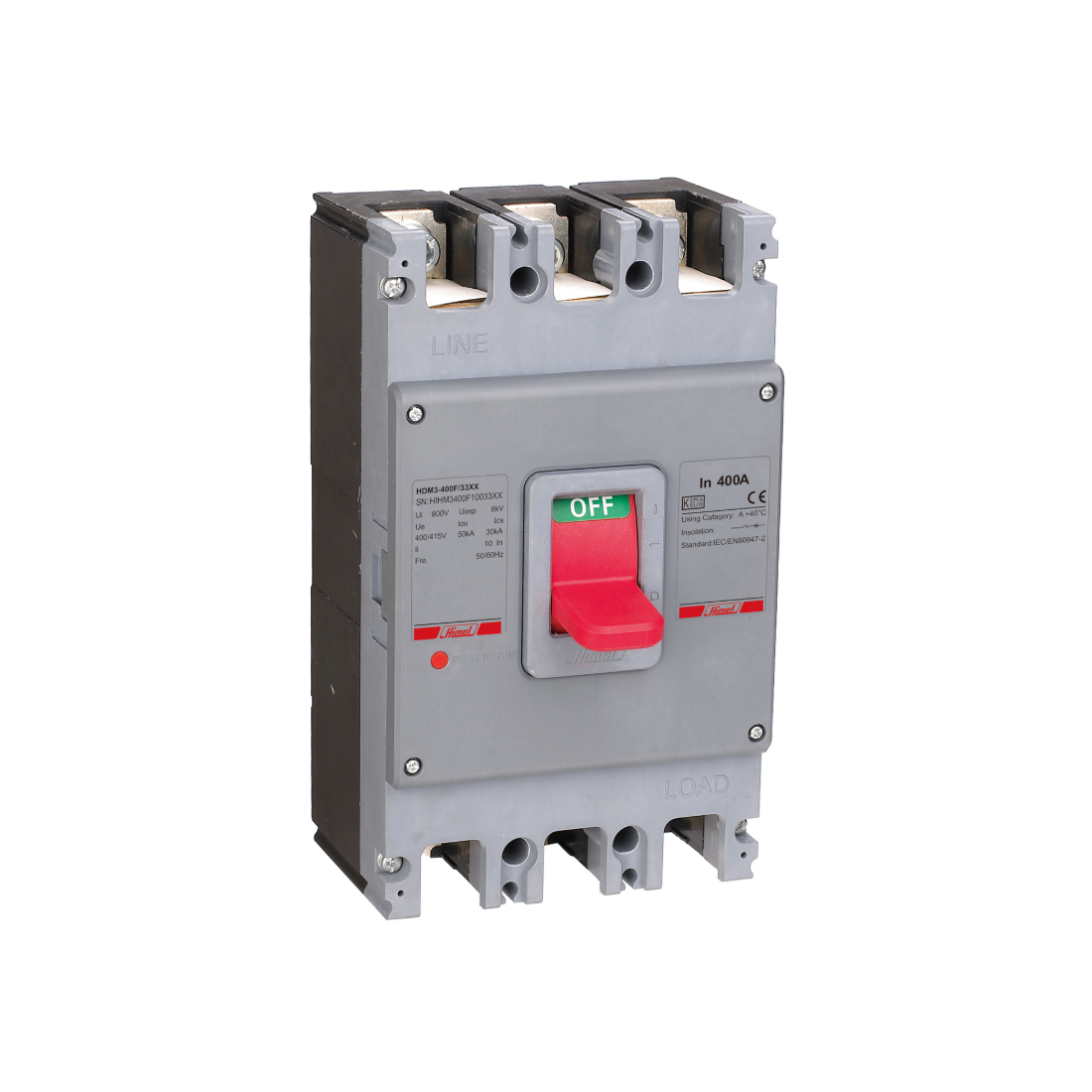 Автоматический выключатель, Himel, HDM3400S40033XX, HDM3 400S/3P 400A