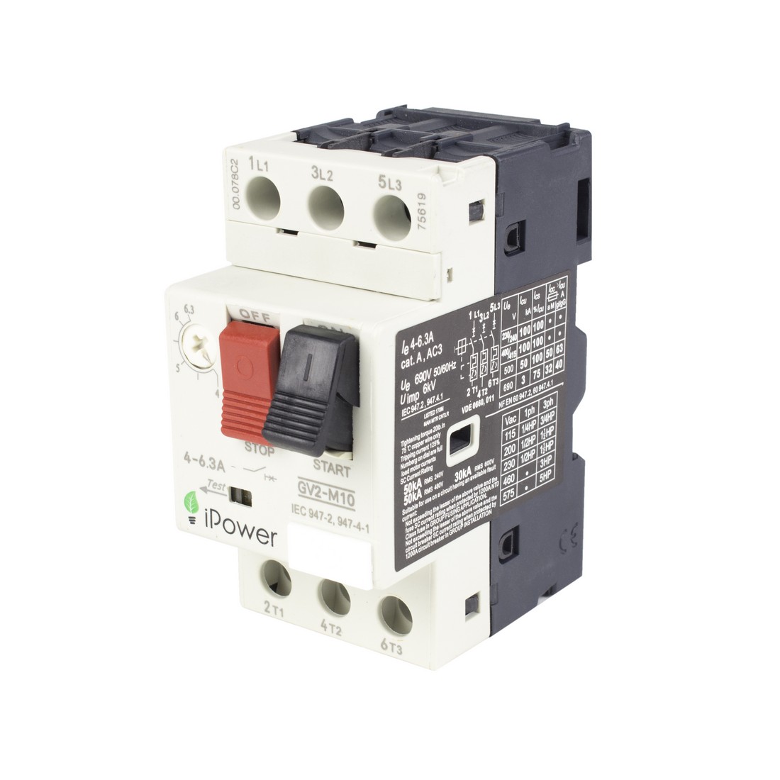Автомат защиты двигателя, iPower, GV2-M22 (20-25A)