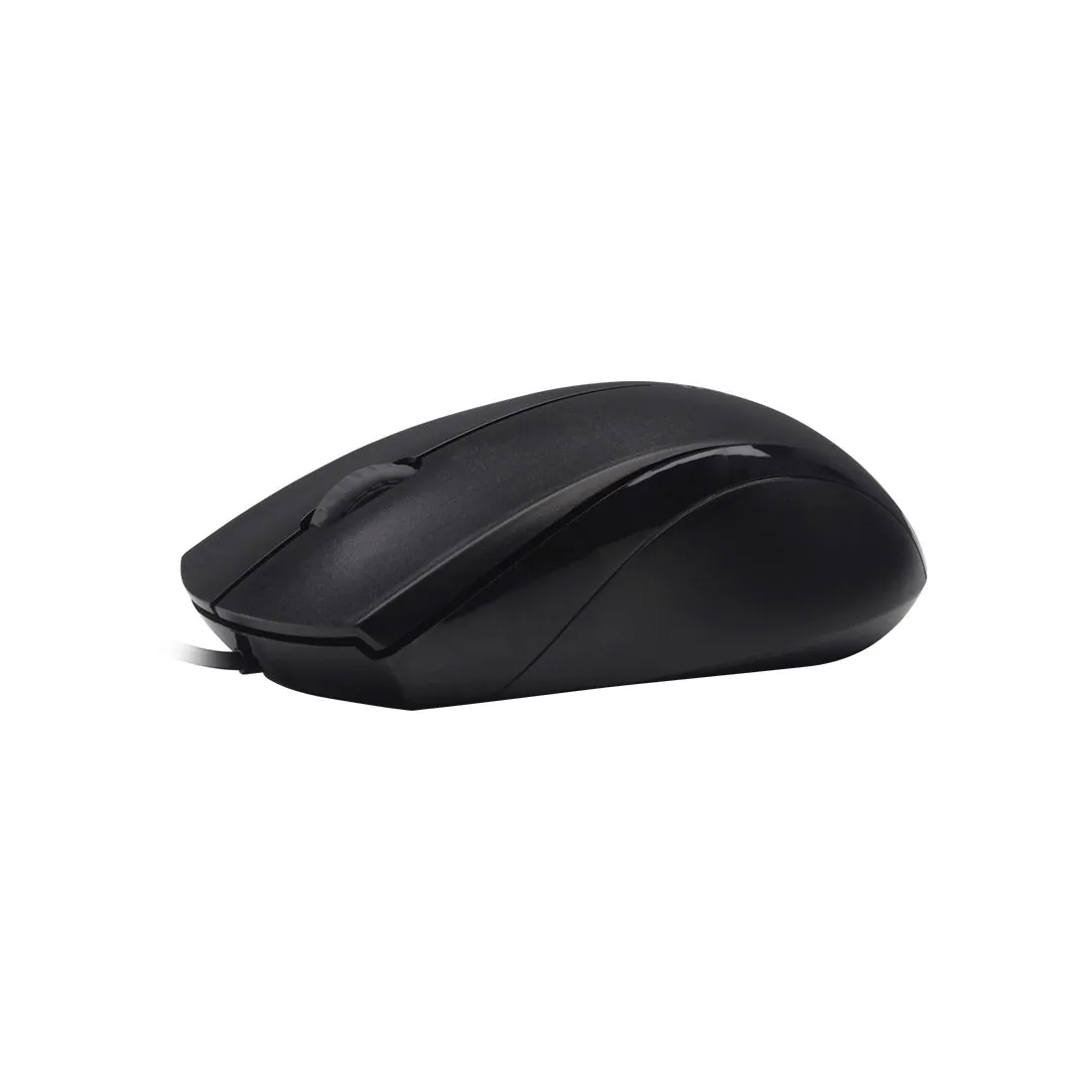 Компьютерная мышь, Rapoo, N1200, Оптическая, 1000dpi, USB, Длина кабеля 1,5 метра, Чёрный