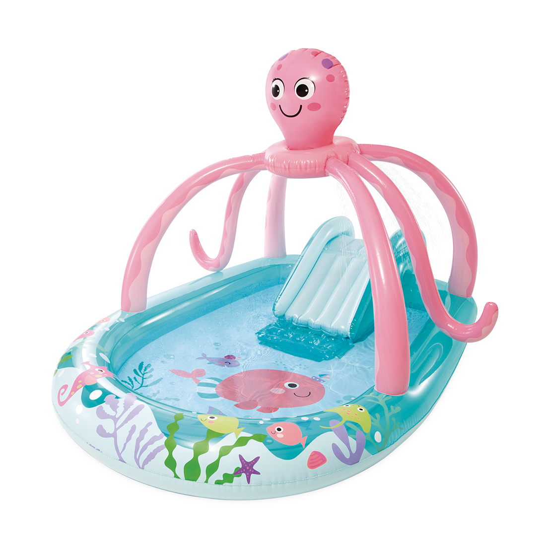 Детский надувной игровой бассейн Friendly Octopus 234 х 201 см