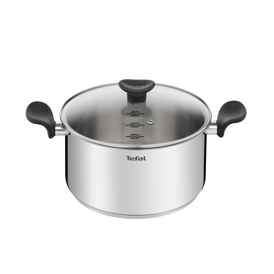 Кастрюля, Tefal, Easy Boil G7494674, 24см, Объем 5.4л, Для всех типов плит, Нержавеющая сталь, Серебристый