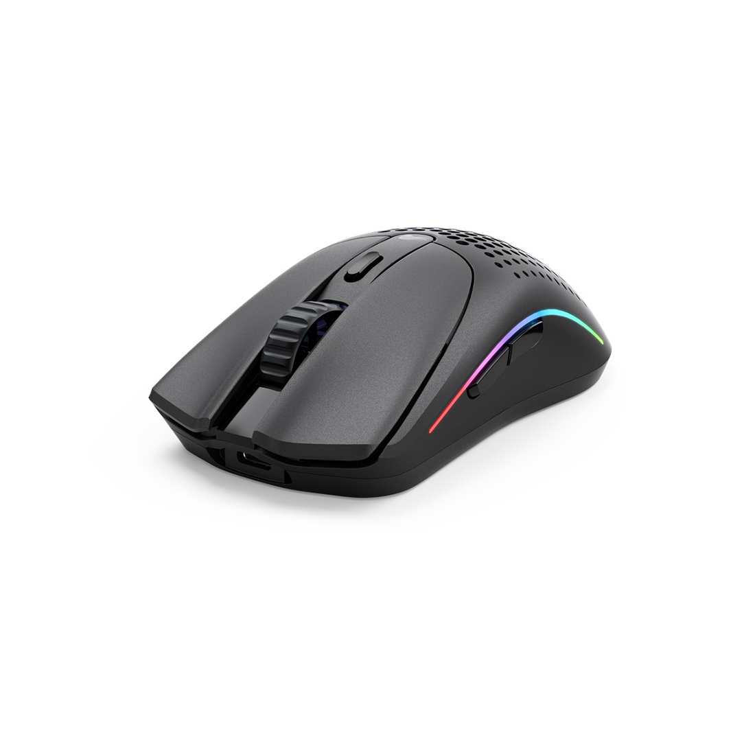 Компьютерная мышь, Glorious, Model O 2 Wireless, GLO-MS-OWV2-MB, Игровая, Оптическая, Беспроводная, 2.4 Ghz, Bluetooth 5.2 LE, Glorious BAMF 2.0 Sensor, 26000 DPI, 650 IPS, 50G, 1000 Hz, RGB, 6 кнопок, Длина провода 2м, Матовый черный