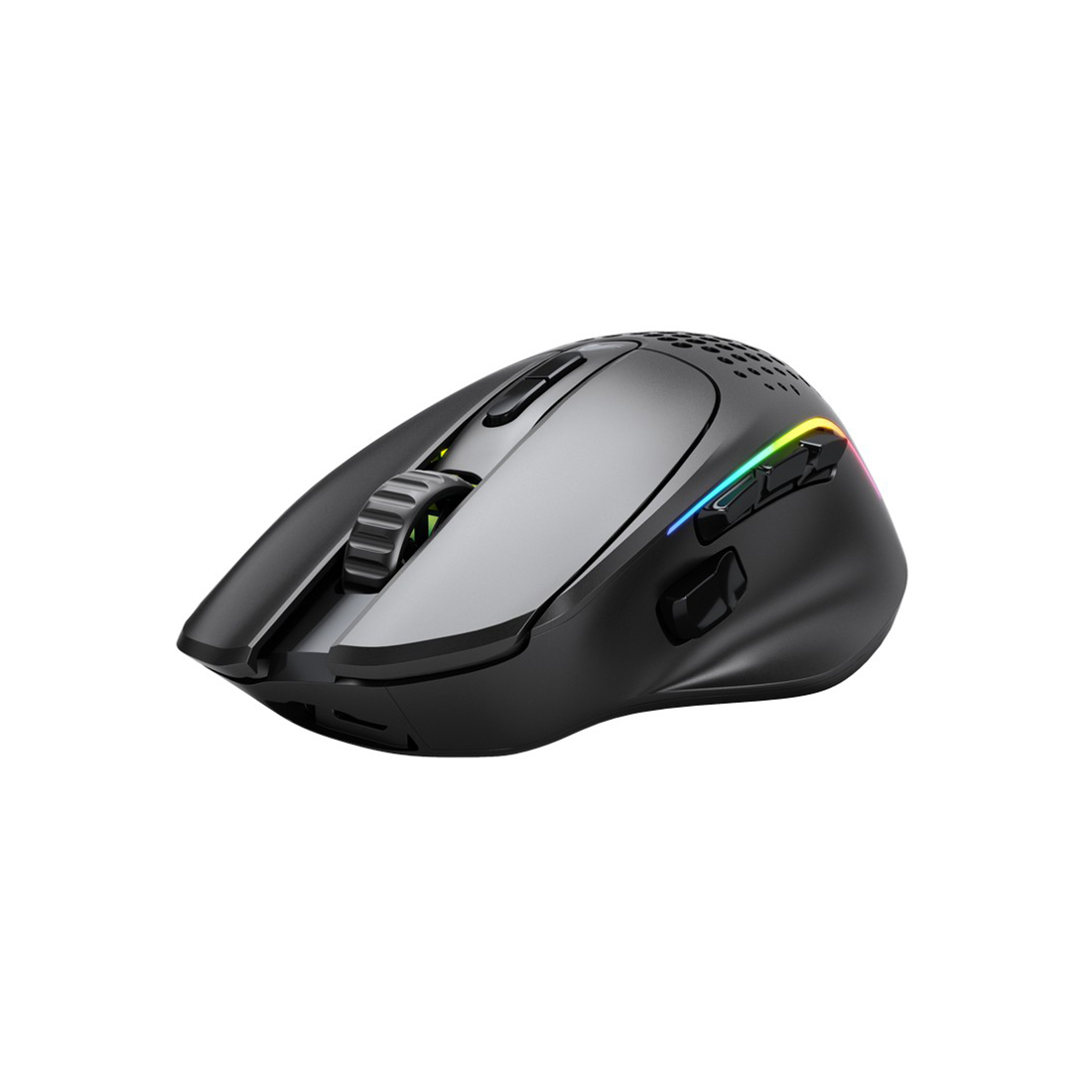 Компьютерная мышь, Glorious, Model I 2 Wireless, GLO-MS-IWV2-MB, Игровая, Оптическая, Беспроводная, 2.4 Ghz, Bluetooth 5.2 LE, Glorious BAMF 2.0 Sensor, 26000 DPI, 650 IPS, 50G, 1000 Hz, RGB, 9 кнопок, Длина провода 2м, Матовый черный