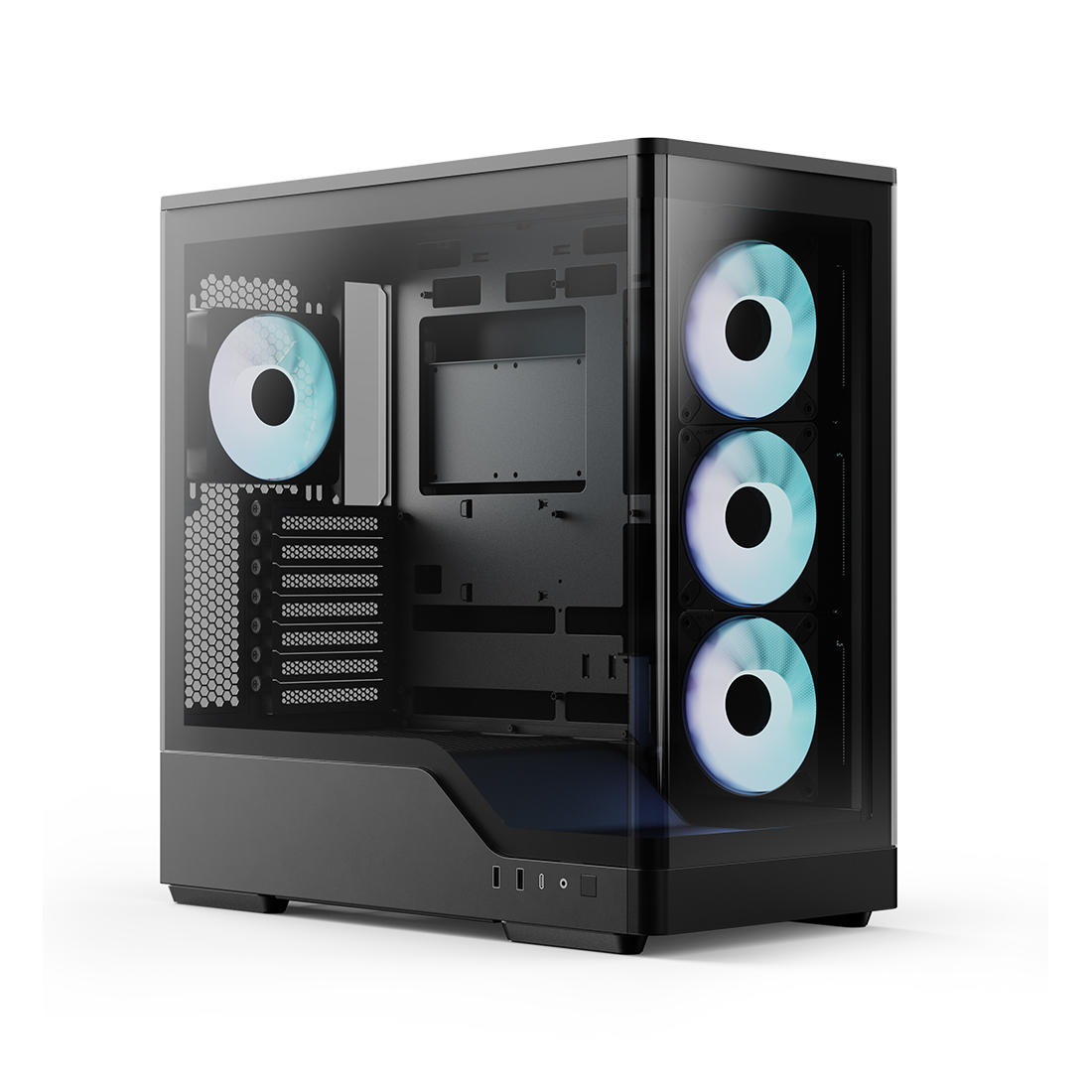 Компьютерлік корпус Aerocool P500A-BK-v1