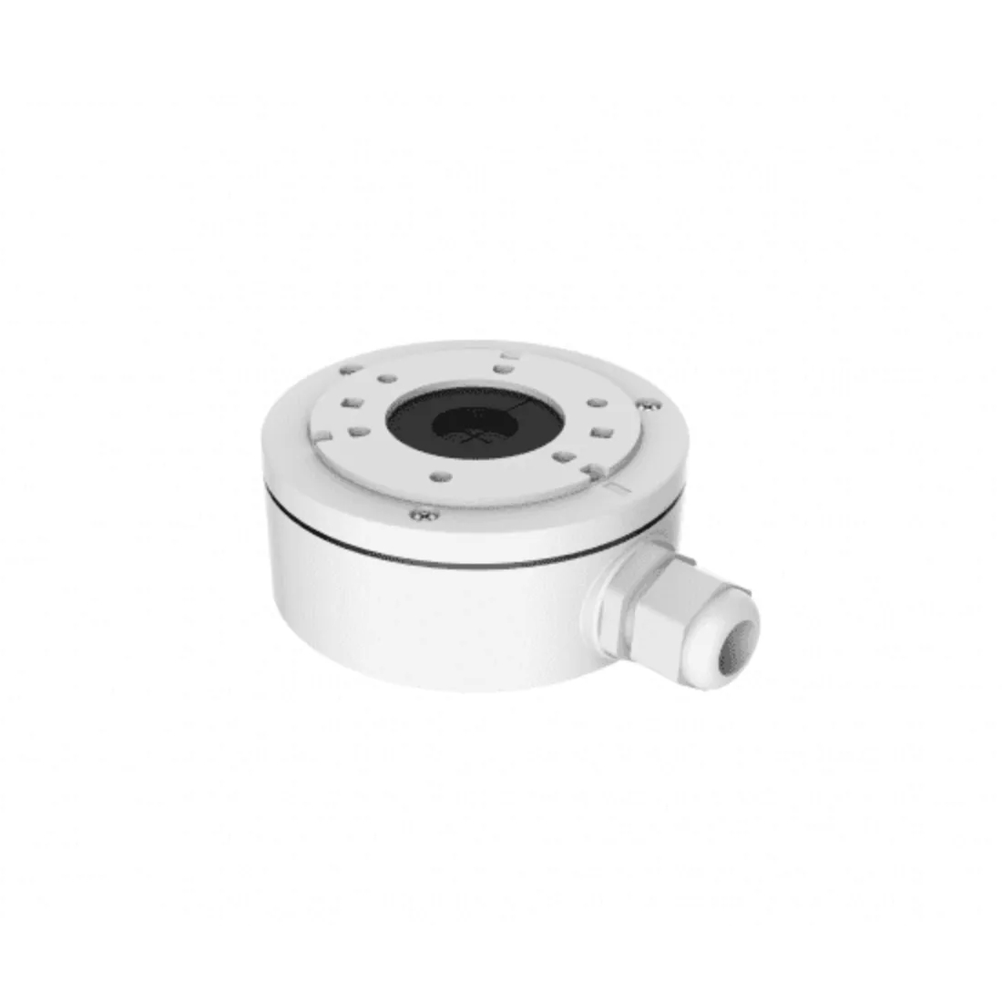 Монтажная коробка, Hikvision, DS-1280ZJ-XS, Монтажная коробка для купольной (цилиндрической) камеры, алюминиевый сплав, 100 x 43.2 x 129мм, белый
