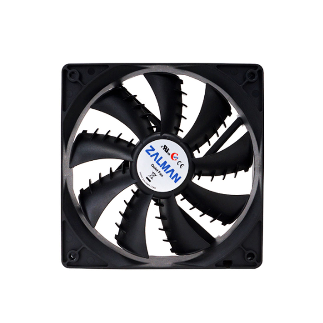 Кулер для компьютерного корпуса, Zalman, ZM-F3 (SF), 120 мм, 1200 об/мин, 23 dBA, 3pin, 120*120*25 мм, Черный