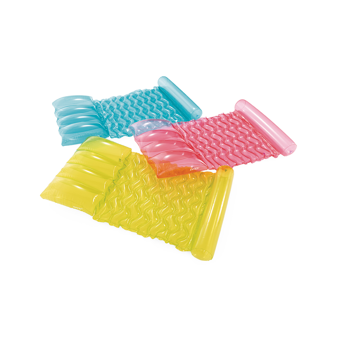 Пляжный матрас для плавания Transparent Water 173 х 89 см, INTEX