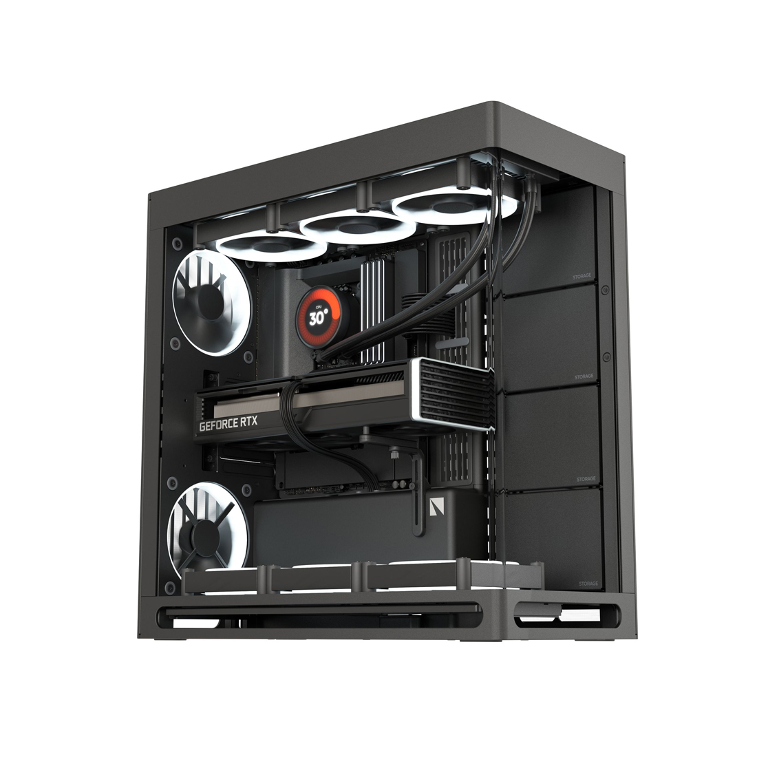 Компьютерный корпус HAVN HS 420 BK