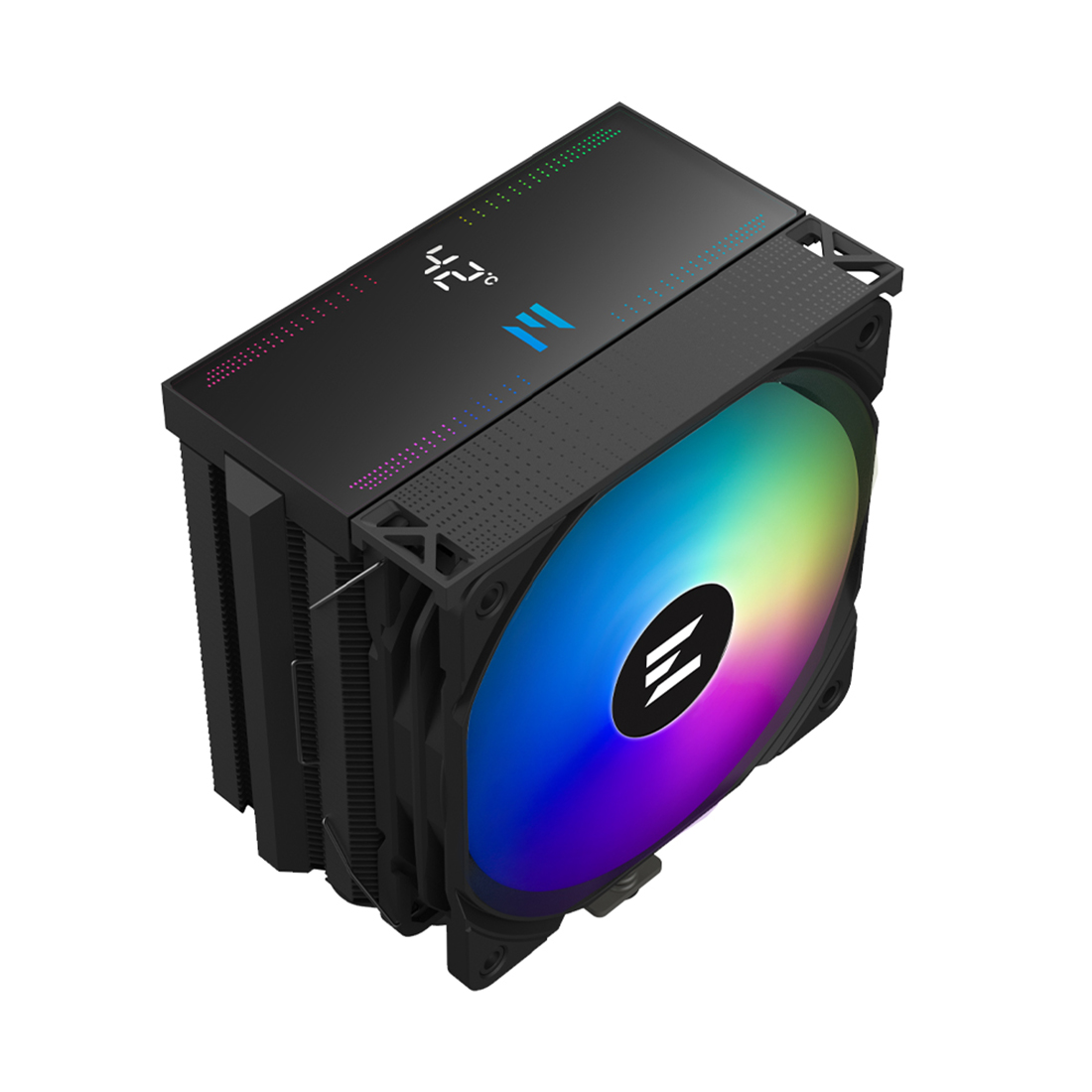 Кулер для процессора, Zalman, CNPS13X DS BLACK, 120 мм, 600–2000 RPM, 69.12 CFM, 29.7 dB(A), 4-pin PWM, 13579159 мм, Чёрный
