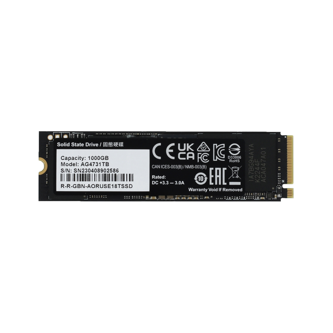 Твердотельный накопитель SSD Gigabyte AORUS 7300 AG4731TB N 1TB M.2 2280 PCI-E 4.0x4 NVMe