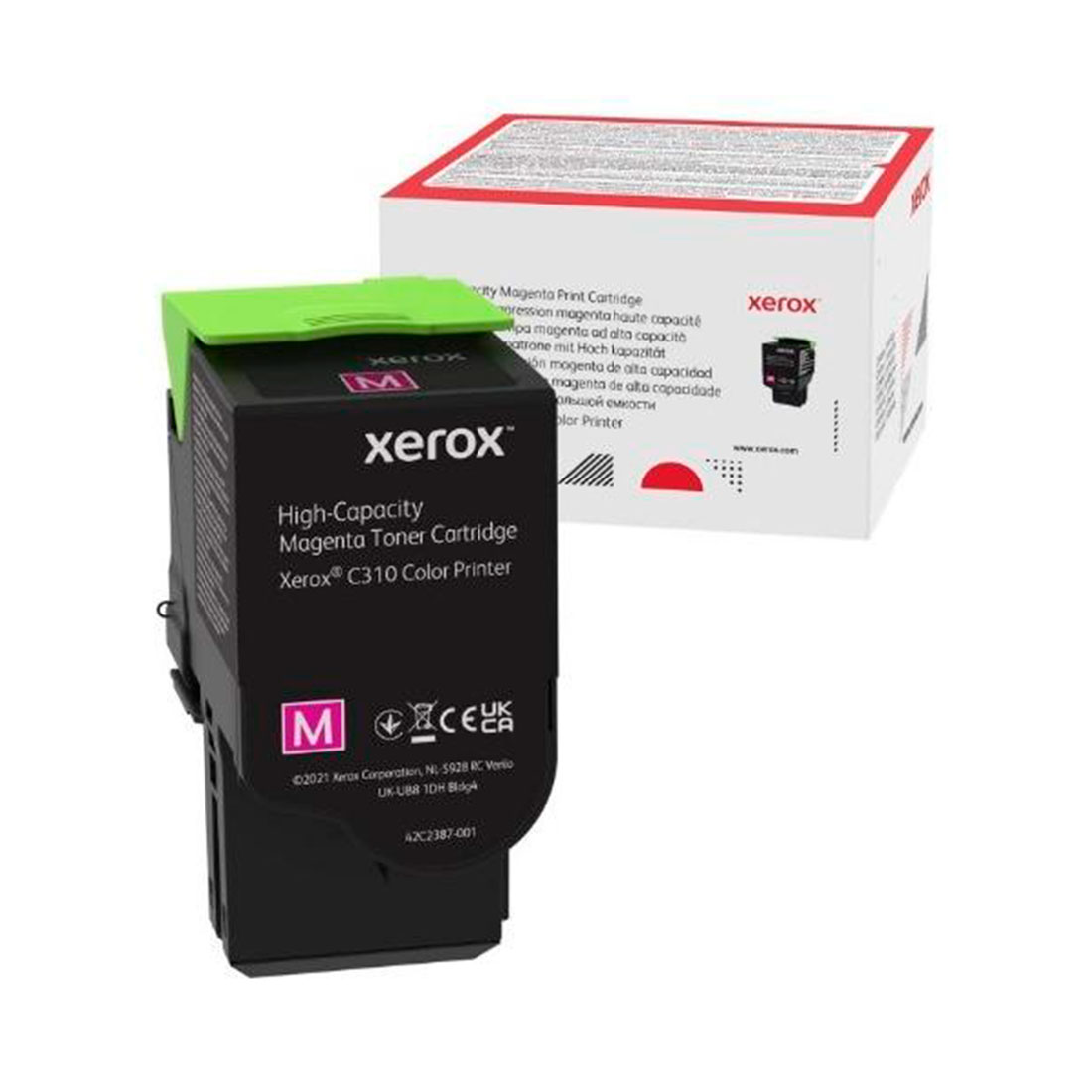 Тонер-картридж повышенной емкости Xerox 006R04370 (малиновый) для Xerox C310/C315