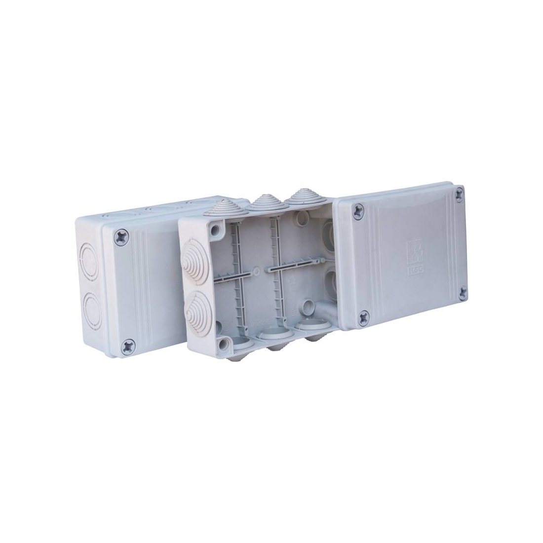 Коробка распаячная, KSC, 11-308а, 140х190х55 для открытого монтажа IP55