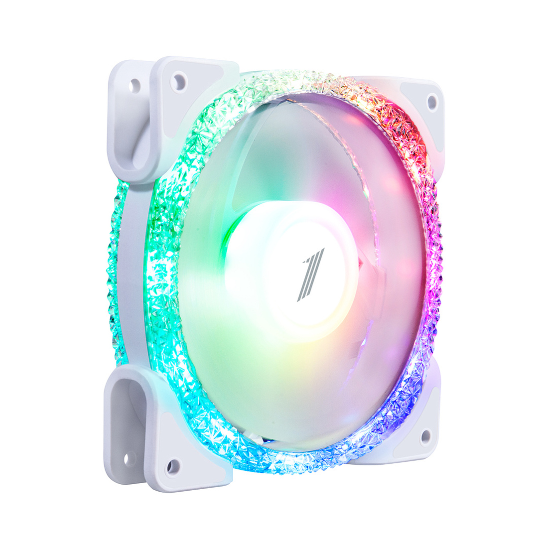Комплект кулеров для кейса, 1STPLAYER, FIREMOON M1-D-W COMBO, 3х120мм RGB, 27.8 dB(A), RGB , 1200 об/мин, 48.3 CFM, 6-pin, 120*120*25 мм, Белый