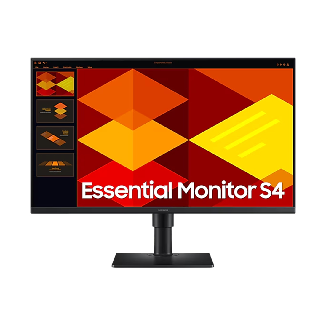 Монитор, Samsung, LS27D400GAIXCI, Essential S4 FHD, 27", 1920*1080, IPS, 100 Гц, 16:9, 250 кд/м2, 1000:1, 5 мс, 178/178, 16.7 млн., DP*1, HDMI*2, USB*2, Аудиопорт*1, VESA 100*100 мм, Регулировка высоты/наклона/вращения/поворота, кабель HDMI в комплекте, Чёрный
