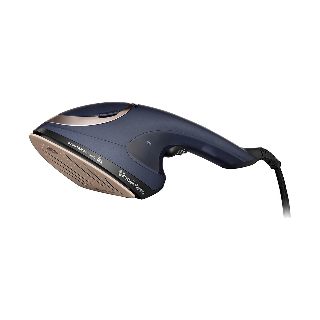 Отпариватель ручной, Russell Hobbs, 28370-56, Мощность 1700W, Постоянная подача пара 20 г/мин, Керамическая подошва, Скорость нагрева 60с, Автоотключение, Вертикальное отпаривание, Постоянный пар, Синий