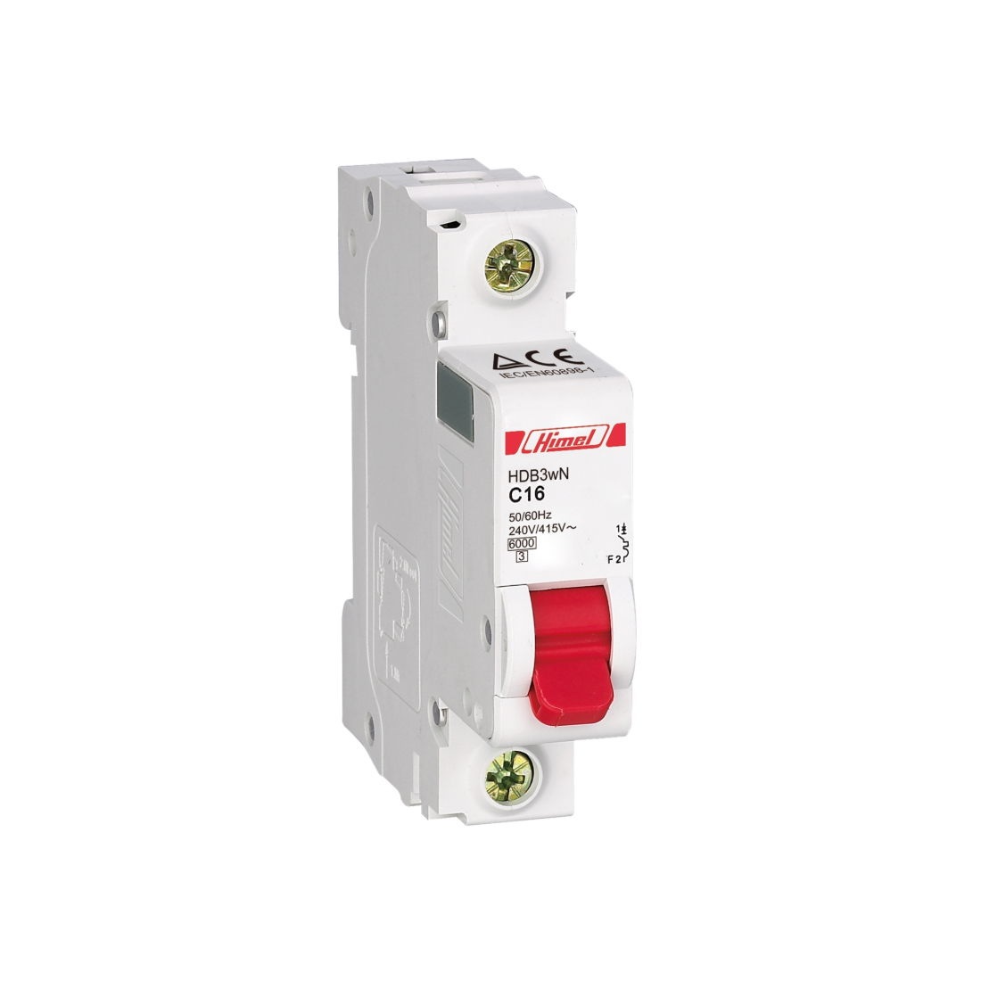 Автоматический выключатель, Himel, HDB3WL1C40, HDB3w 1Р 40А С 4,5кА