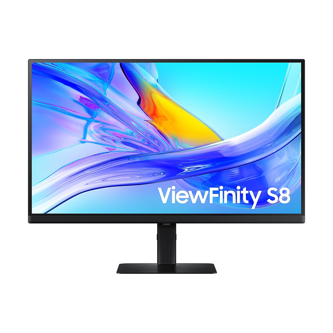 Монитор, Samsung, LS27D804UAIXCI, ViewFinity S8 4K, 27", 3840x2160, IPS, 60 Гц, 16:9, 350 кд/м2, 1000:1, 5 мс, 178/178, 1.07 млрд., DP*1, HDMI*1, USB*3, USB-C*1, Аудиопорт*1, VESA 100*100 мм, Регулировка высоты/наклона/вращения/поворота, кабель HDMI/USB-C в комплекте, Чёрный