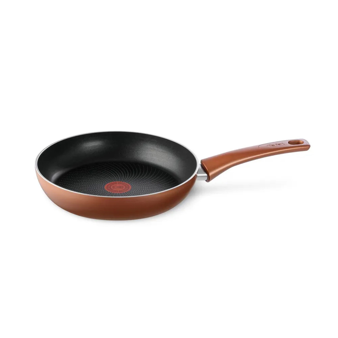 Сковорода, Tefal, Maxima 4222128, 28см, Алюминий, Антипригарное покрытие Titanium, Для всех типов плит, Фиксированная ручка, Бронзовый
