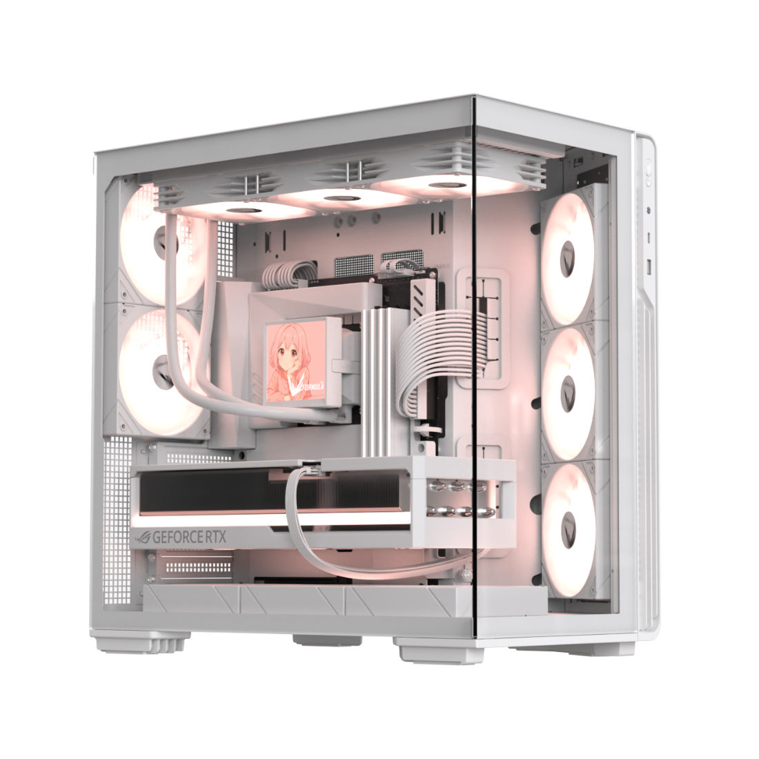 Компьютерный корпус Formula V Crystal Z7 PA White
