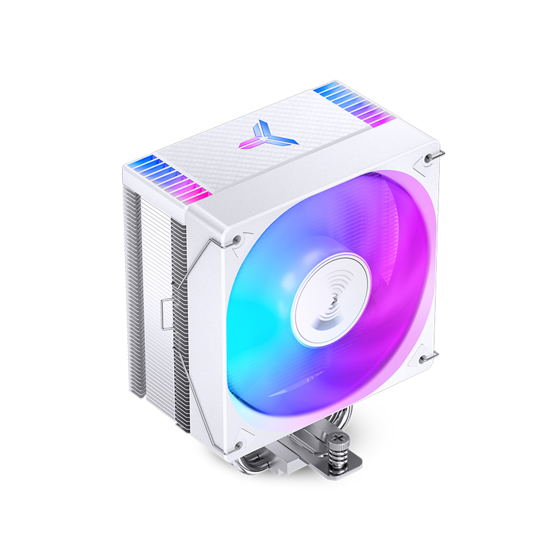 Кулер для процессора, Jonsbo, CR-1000 EVO(Color) White, INTEL: LGA 1700/1200/115X, AMD AM4/AM5, TDP 220W, 120мм, 1500 об/мин, 59.48CFM, 32dB(A), 4 pin PWM, 120*71*154мм, Белый
