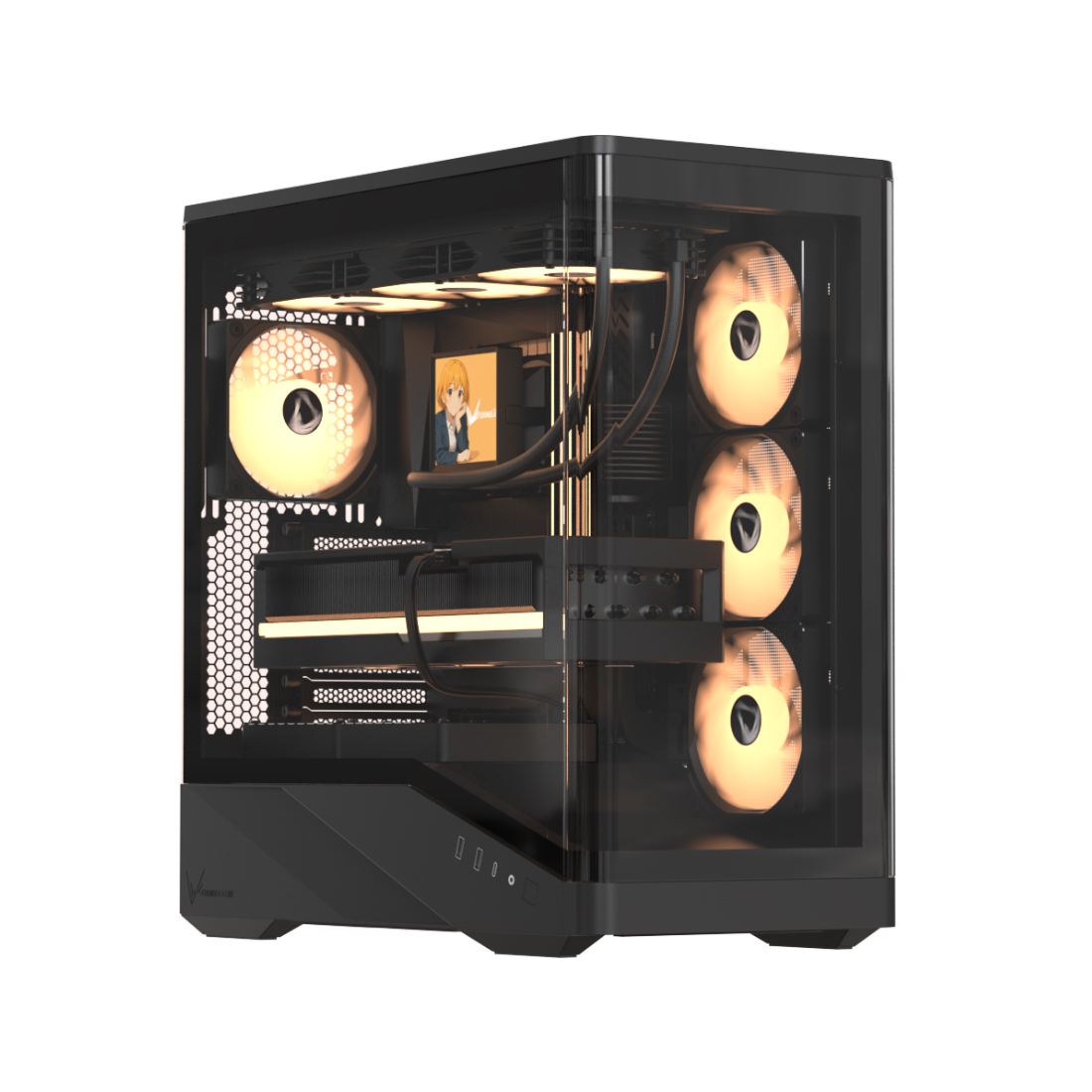 Компьютерный корпус Formula V Crystal U9 PA Black