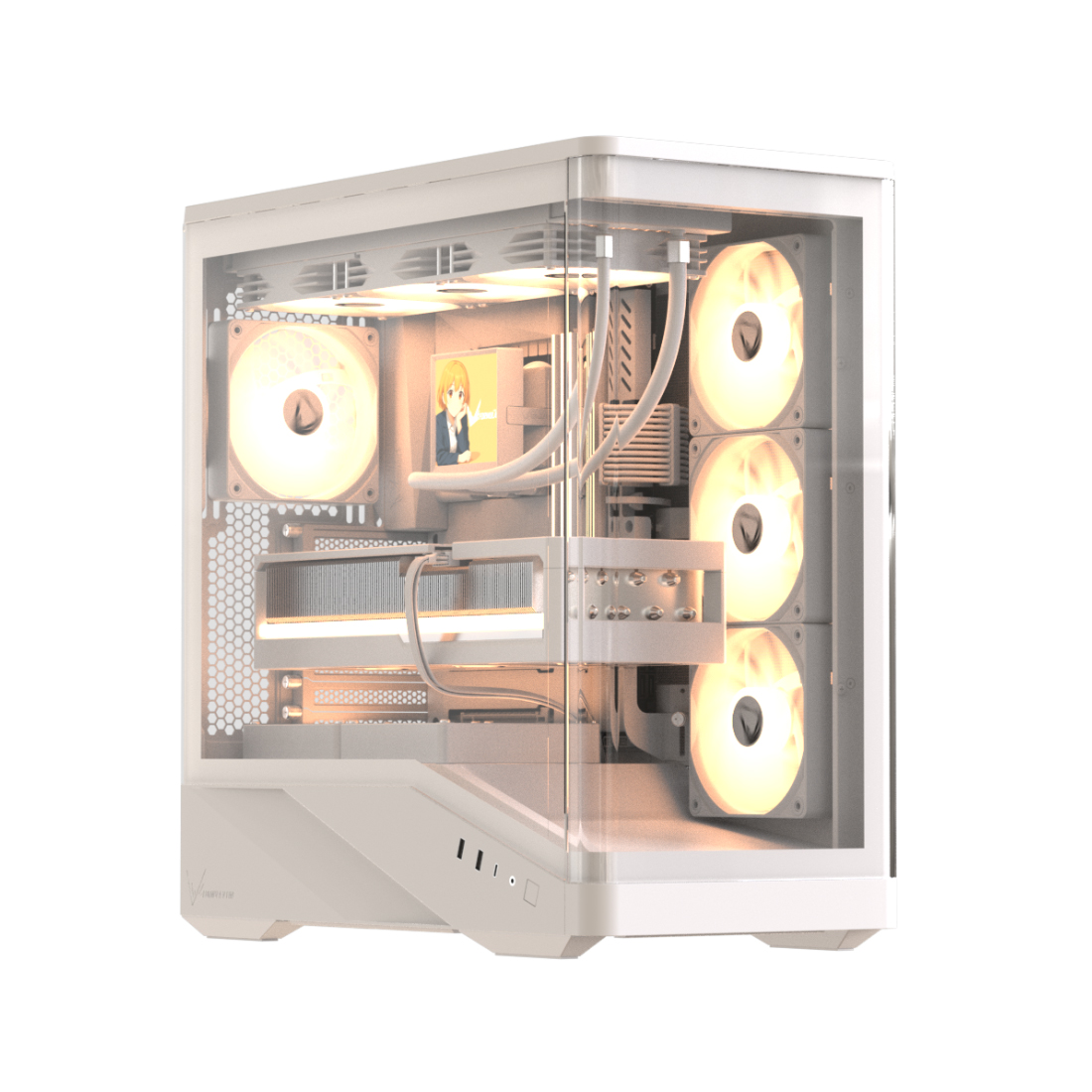 Formula V Crystal U9 PA White компьютерлік корпусы