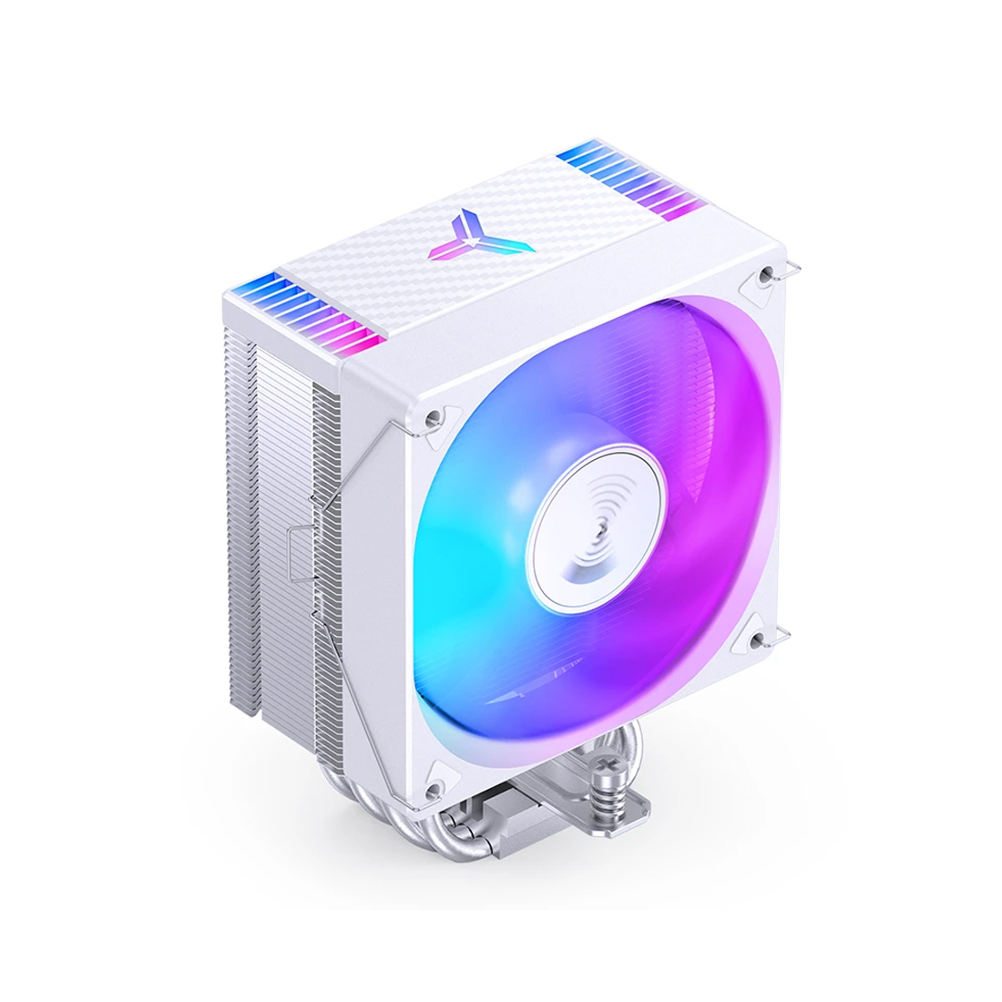 Кулер для процессора, Jonsbo, CR-1000 MAX(ARGB) White, Intel LGA 1200/115X/1700/1851 и AMD5 AM4, TDP 230W, 120мм, 600-1500 об/мин, 28.12-59.48 CFM, 22-32 dB(A), 4 pin, 120*71*154мм, Белый