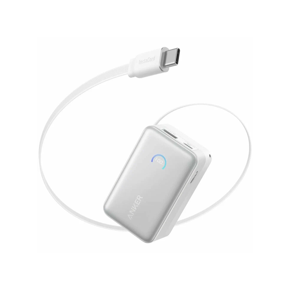 Портативный внешний аккумулятор, Anker, Nano (A1638H21), 10000mAh, 45W, Белый