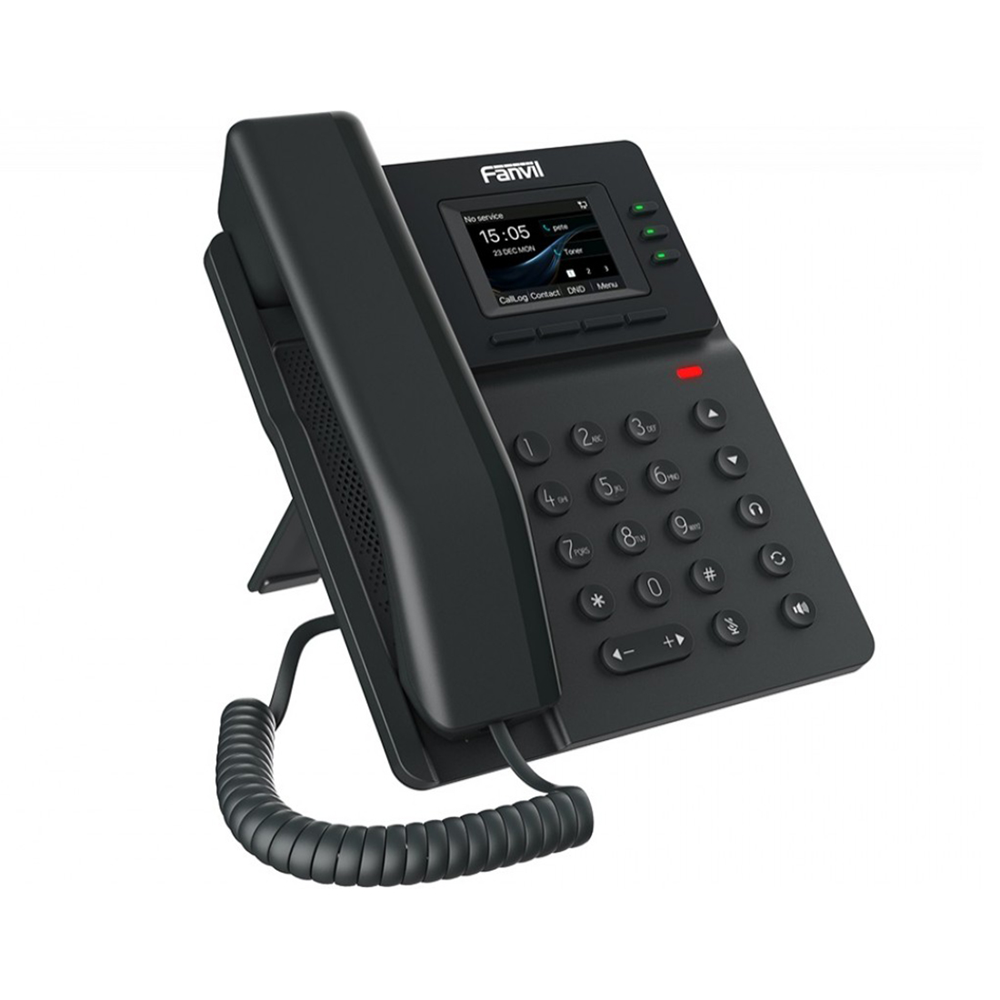 IP-телефон, Fanvil, V60G, 4 линии SIP, 2xGE PoE, цветной экран 320x240, конференц-связь на 6 участников, 6 клавиш DSS, блок питания в комплекте
