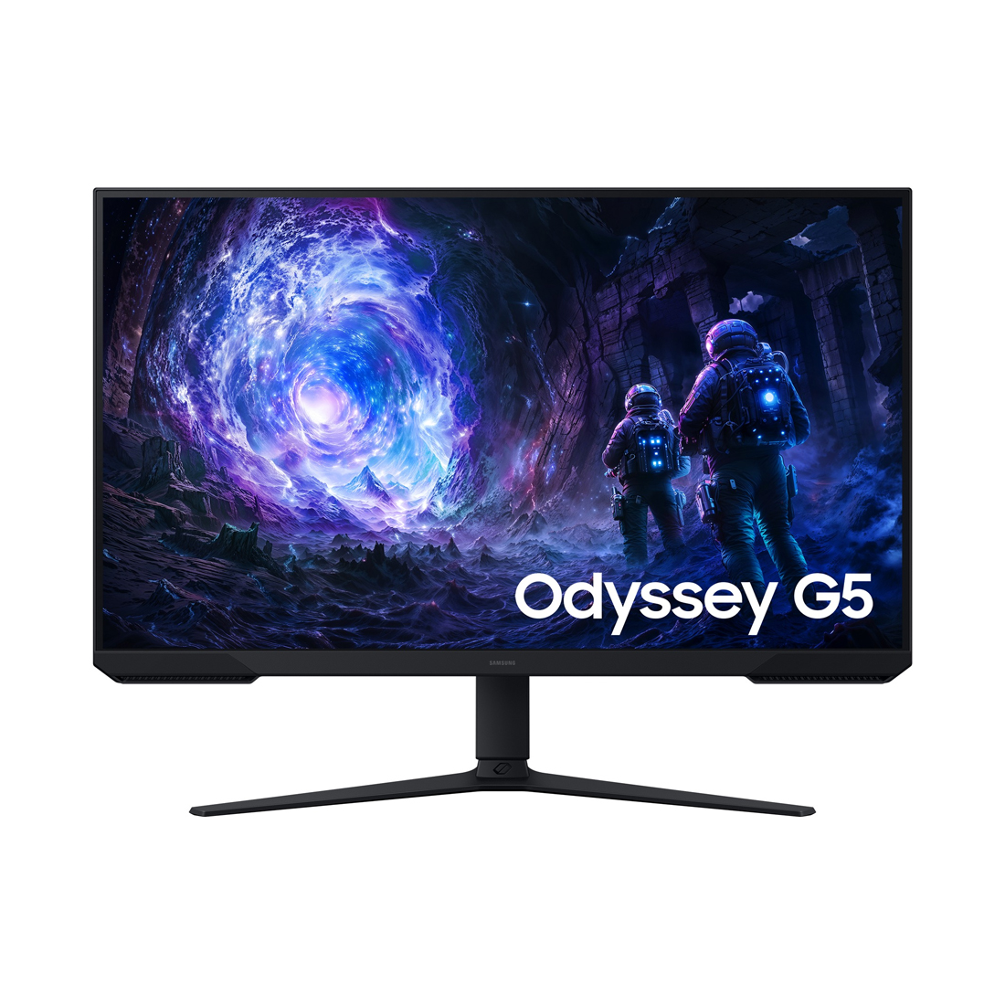Монитор, Samsung, Odyssey G5, LS32FG512EIXCI, 32", 2560x1440, VA, 180 Гц, 16:9, 300 кд/м2, 1000:1, 1 мс, 178/178, 16.7 млн., DP*1, HDMI*2, Аудиопорт*1, VESA 100*100 мм, Регулировка высоты/наклона/вращения/поворота, кабель HDMI в комплекте, Чёрный