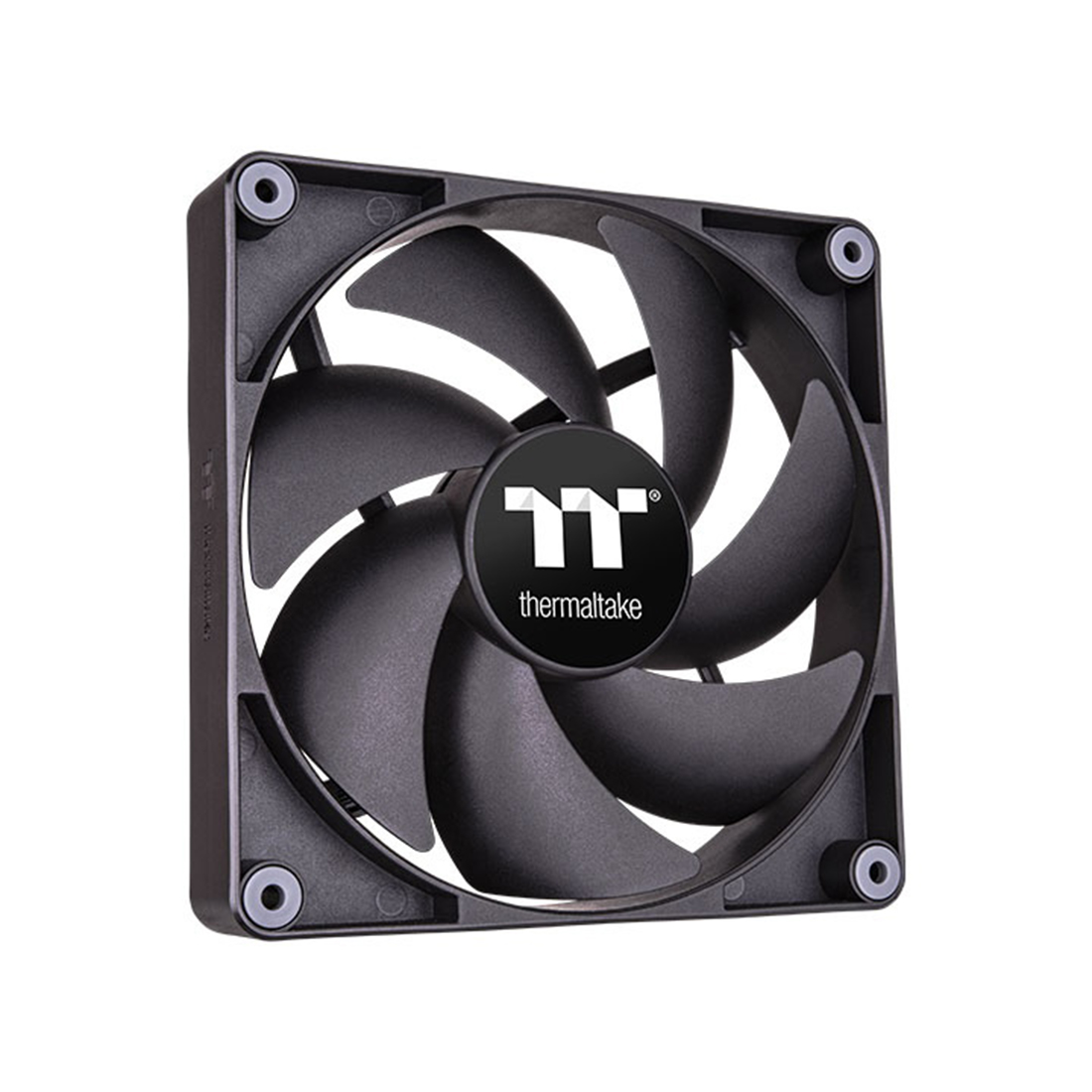 Кулер для компьютерного корпуса, Thermaltake, CT140 PC Cooling Fan, CL-F148-PL14BL-A, 140мм вентилятор, 500-1500 об.мин, 4pin PWM, 77.37 CFM, 30.5 dB(A), 140x140x25мм, Черный