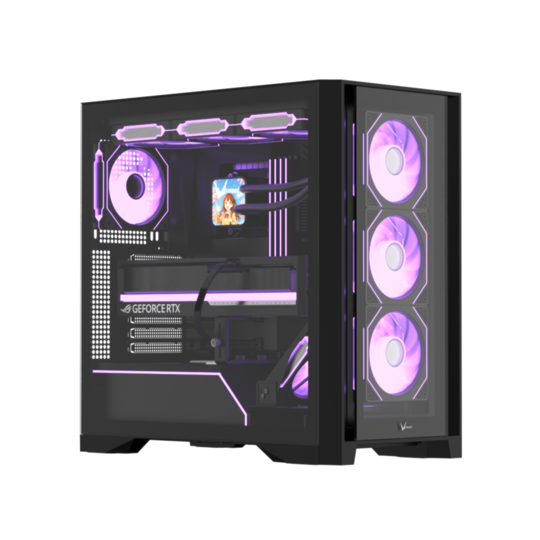 Компьютерлік корпус Formula V Air Power G8 Cosmic Black