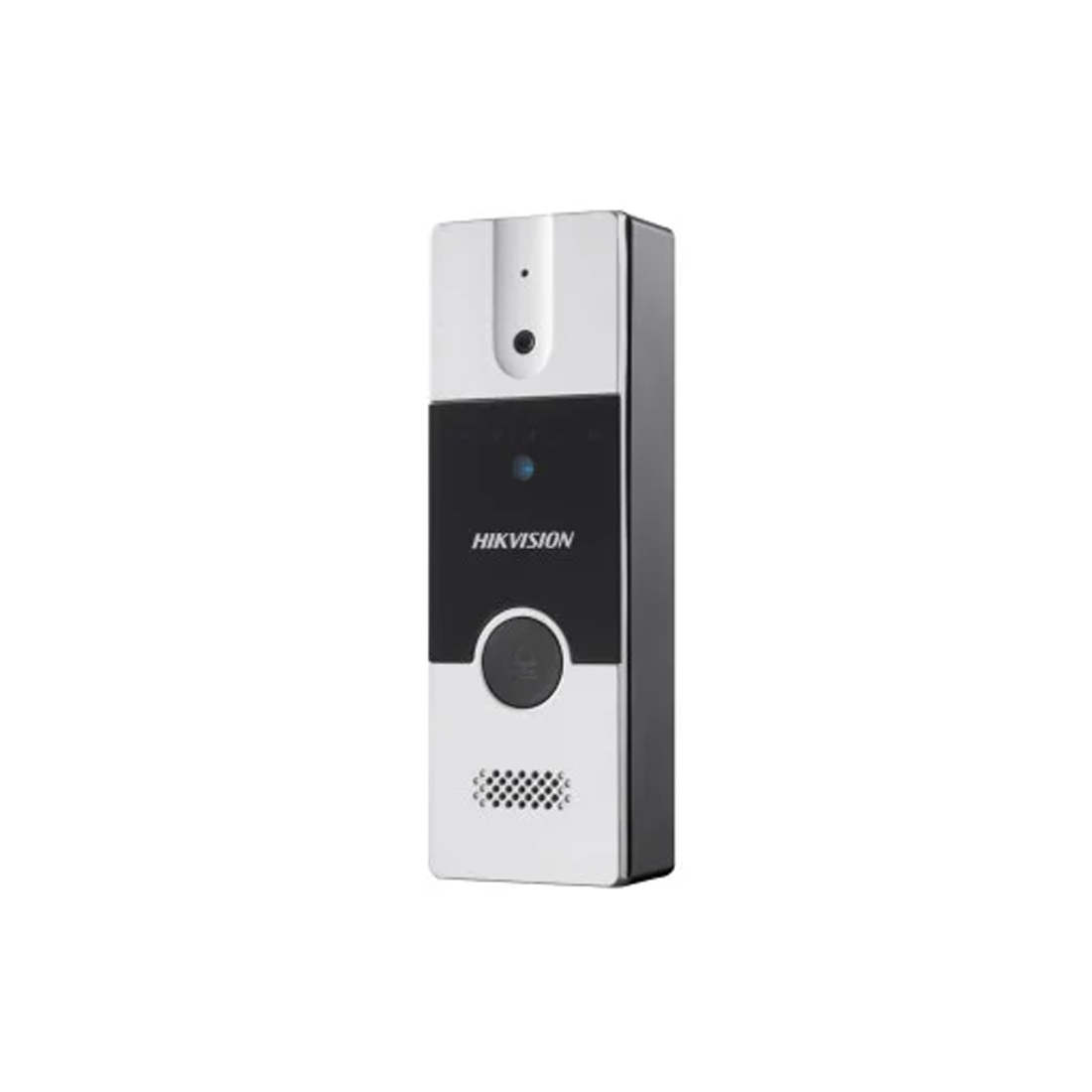 Вызывная панель, Hikvision, DS-KB2411T-IM, 4-проводная аналоговая дверная станция, 2МП, цинковый сплав, подавление шума и эха, от -10° C до + 55°, IP65