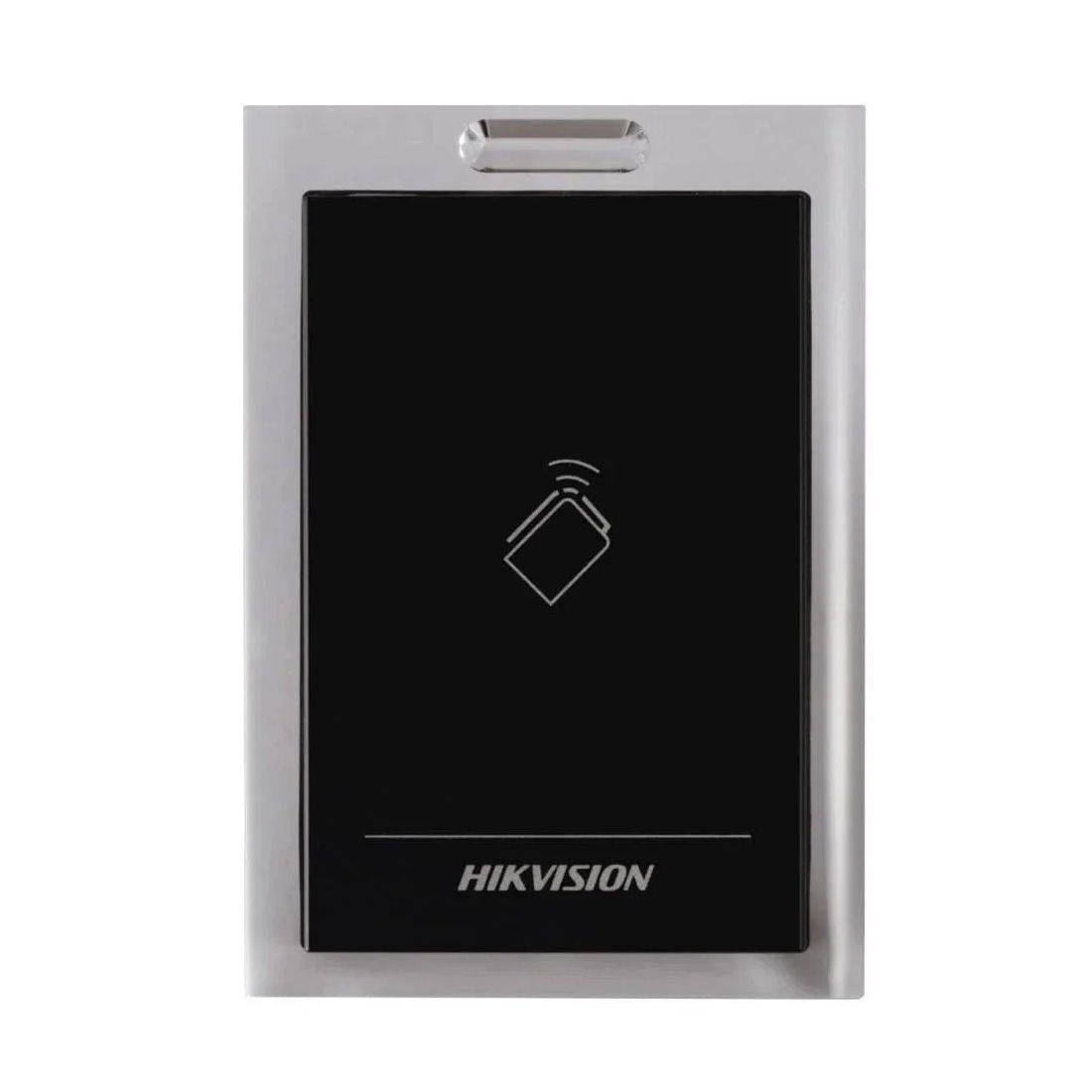Считыватель контроля доступа, Hikvision, DS-K1101M, Считыватель карт M1/EM, корпус из материала PC+ABS с панелью PMMA, встроенный звуковой сигнал, интерфейс RS-485 и Wiegand, IP64, от -20 °C до 65 °C