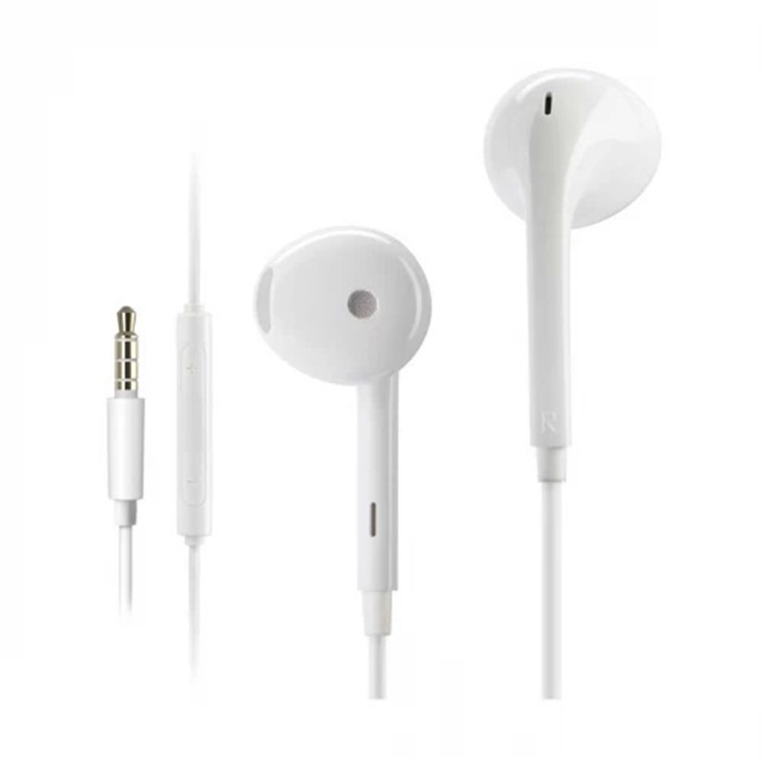 Наушники, Edifier, P180 Plus, Длина кабеля 1.2 м, 1*3.5 Mini jack, 20 до 20000 Гц, Встроенный микрофон, Регулятор громкости, Белый