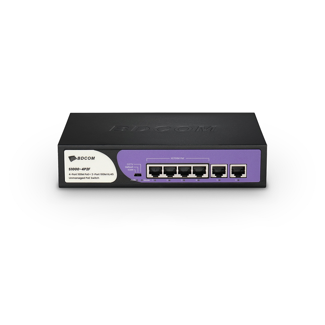 Коммутатор BDCOM S1000-4P2F Неуправляемый