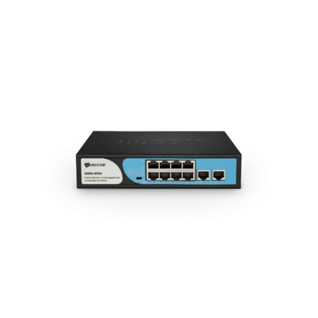 Коммутатор BDCOM S1200-8P2G Неуправляемый