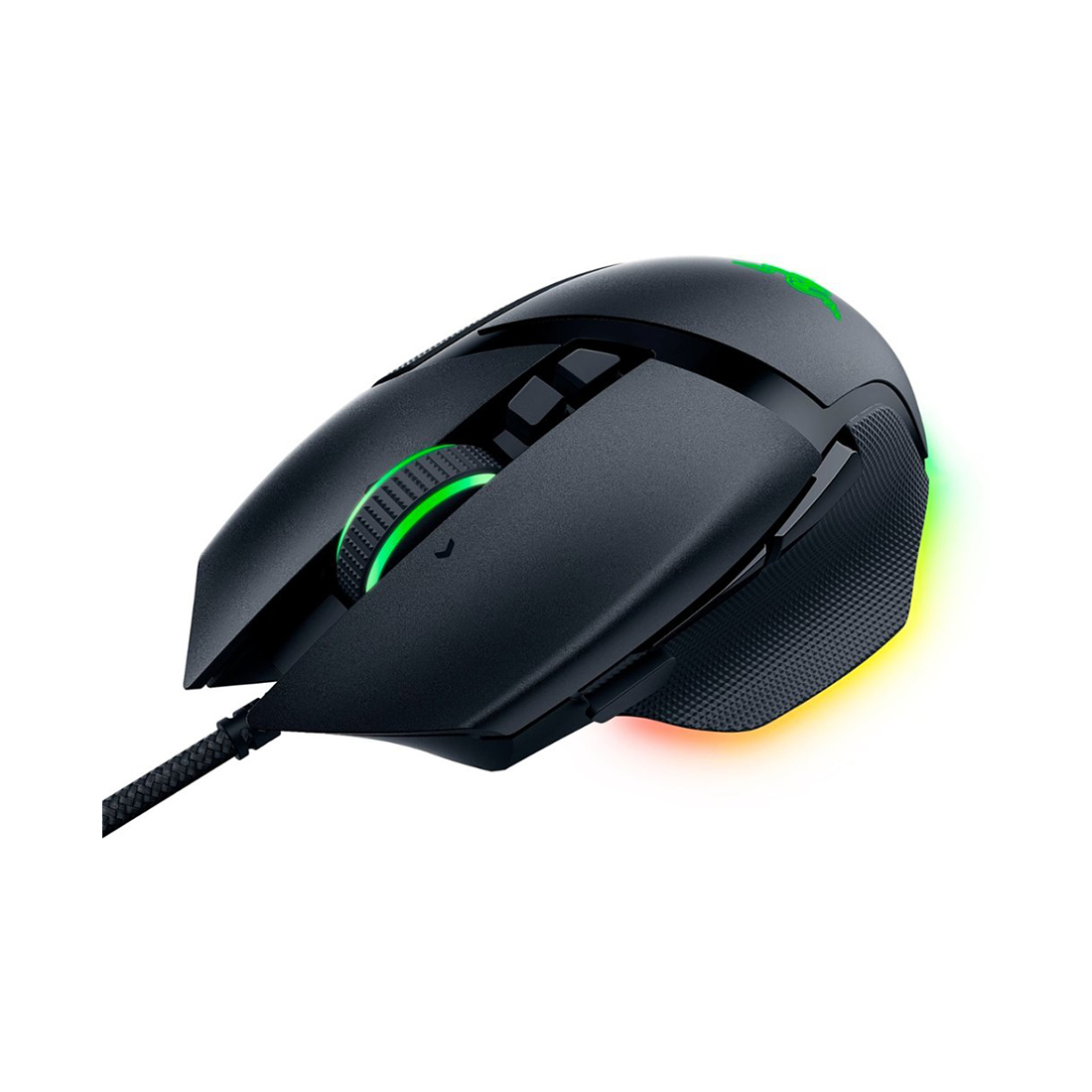 Компьютерная мышь, Razer, Basilisk V3, RZ01-04000100-R3M1, Игровая для FPS игр, Оптическая 26 000dpi (сенсор 5G), 10+1 программируемых кнопок, Прорезиненные боковые вставки, Подсветка 16.8 млн цветов, Проводная, 130*60*42,5, USB, Черный
