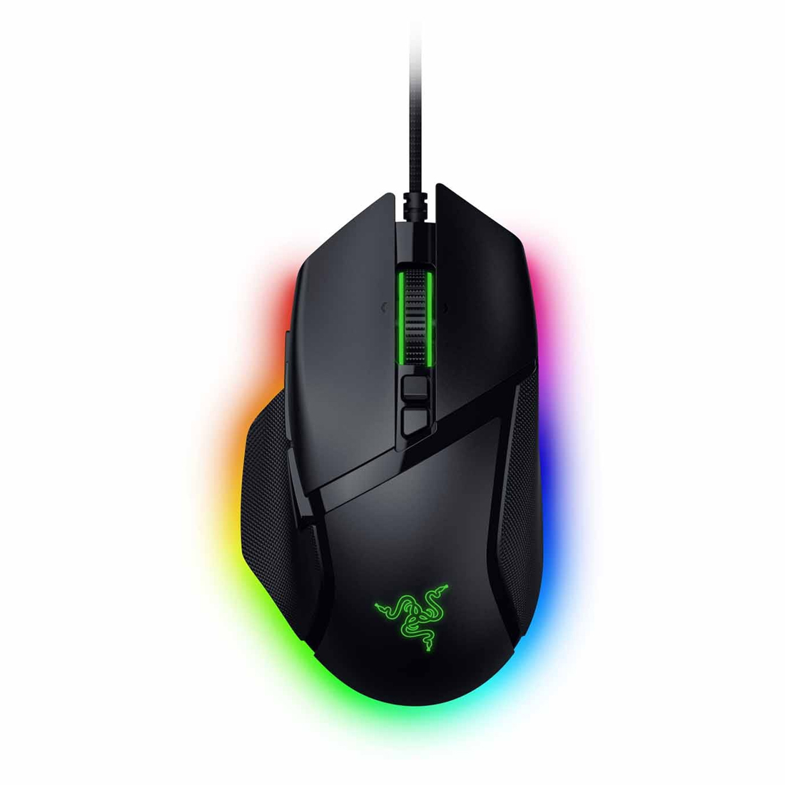 Компьютерная мышь, Razer, Basilisk V3 35k, RZ01-05230100-R3M1, Проводная, Оптический сенсор Focus Pro 35K, IPS 750, Ускорение 70G, DPI 35 000, RGB, Чёрный