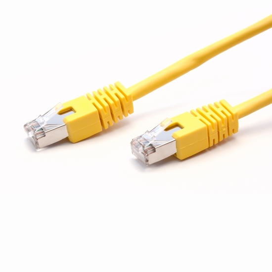 Патч Корд, SHIP, S4025YL1500-P, Cat.5e, FTP, LSZH, RJ-45, 15 м, Жёлтый, Экранированный, Пол. пакет