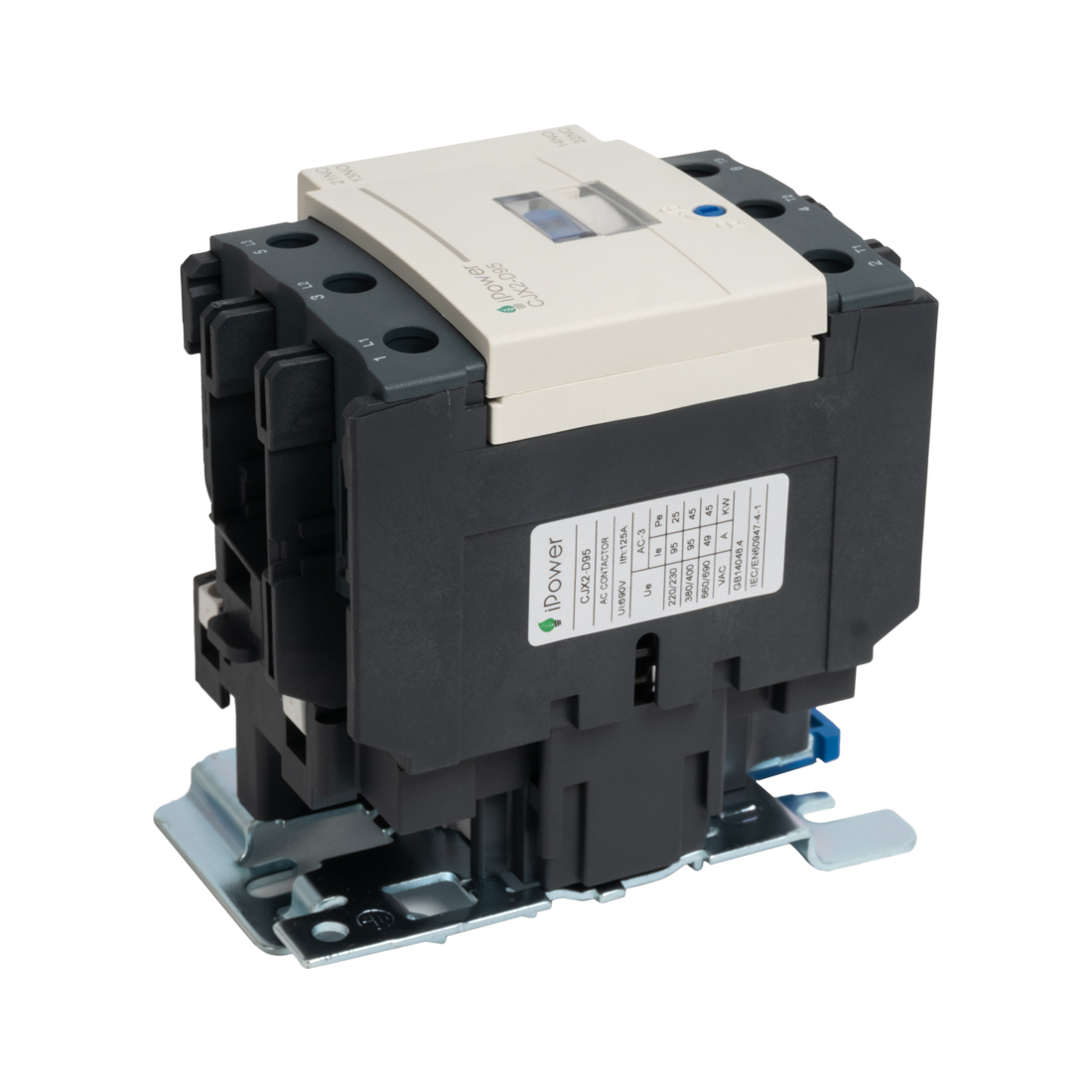 Контактор, iPower, CJX2-D95 AC 220V, 1HO 1H3