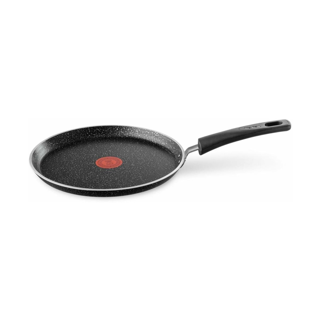 Сковорода блинная, Tefal, Rock 04235525, 25см, Для всех типов плит, Кованый алюминий, Черный