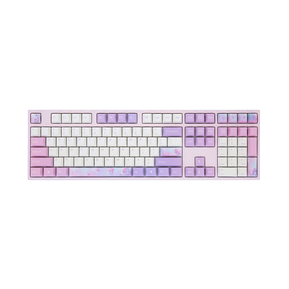 Клавиатура, Varmilo, Dreams on Board VEM108, A36A030B0A3A06A028, Varmilo EC V2 Rose, 108 клавиш, Механическая, Подсветка - Белая, Hot-Swap - Нет, Проводная, Type-C, 503*209*63мм, Англ/Рус, Розовый