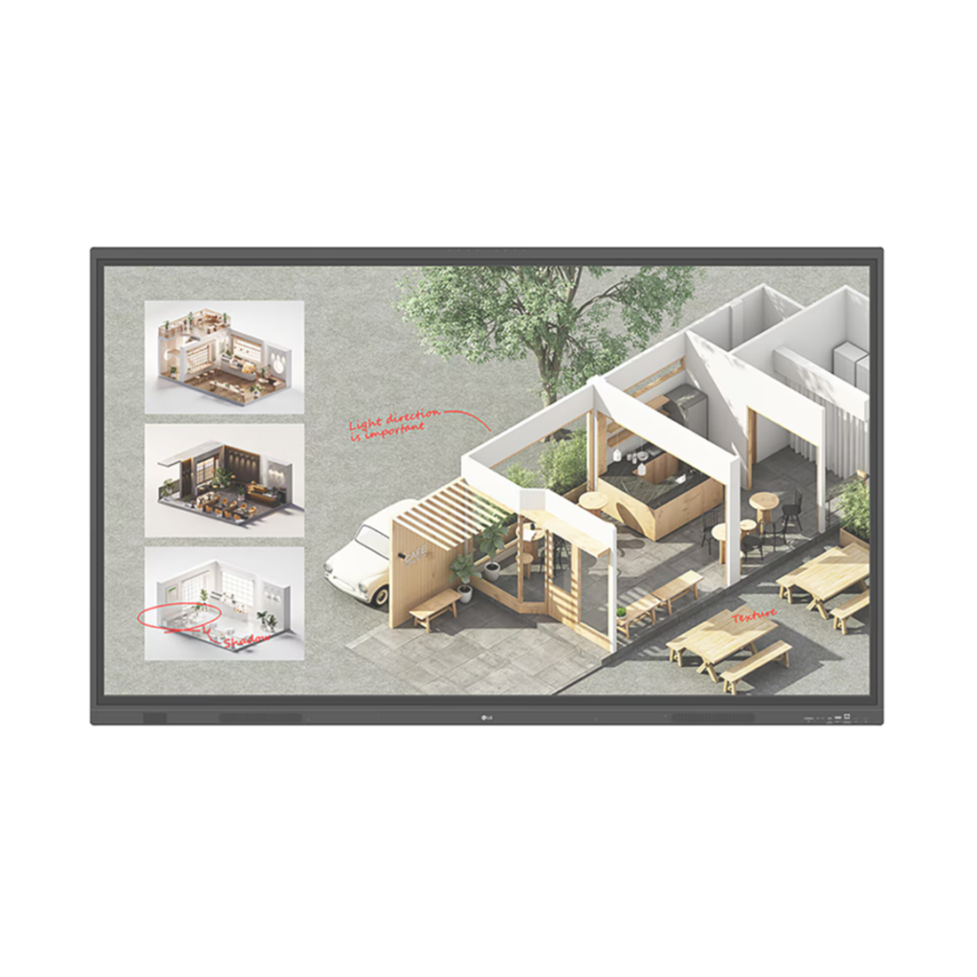 Интерактивный дисплей LG 75TR3DQ-B 75" 4K
