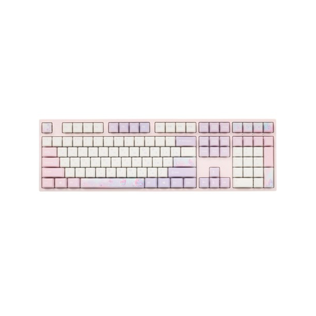 Клавиатура, Varmilo, Dreams on Board VEM108, A36A030A9A3A06A028, Varmilo EC V2 Sakura, 108 клавиш, Механическая, Подсветка - Белая, Hot-Swap - Нет, Проводная, Type-C, 503*209*63мм, Англ/Рус, Розовый