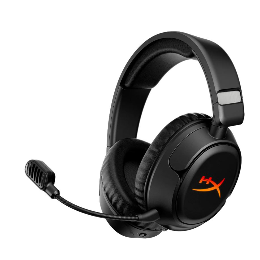 Гарнитура, HyperX, B5VC4AA, Cloud Flight 2 Wireless Black, Динамики 50 мм, Микрофон съёмный гибкий, RGB - подсветка, Тип подключение USB 2.4 ГГц, Bluetooth, Черный